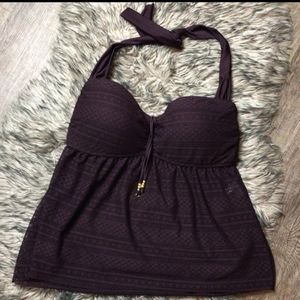 Into the Blue Maroon/Brown swimsuit Top